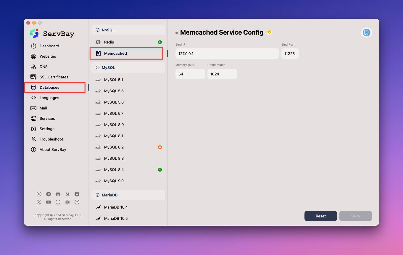 如何配置 memcached 的运行参数