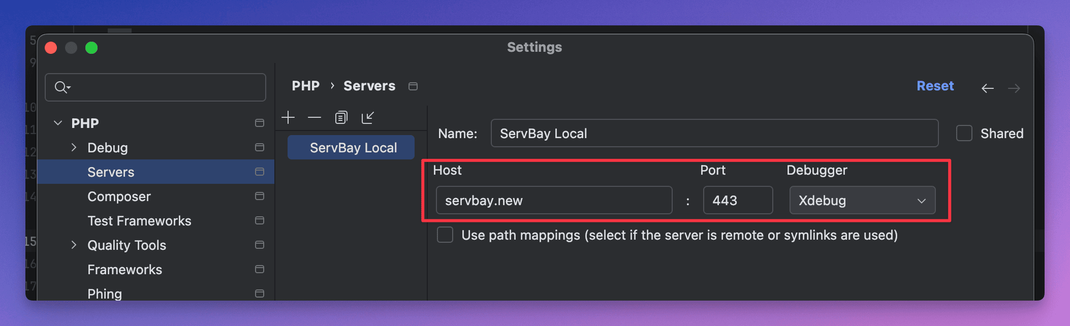 How to Enable ServBay's Built-in Xdebug Module